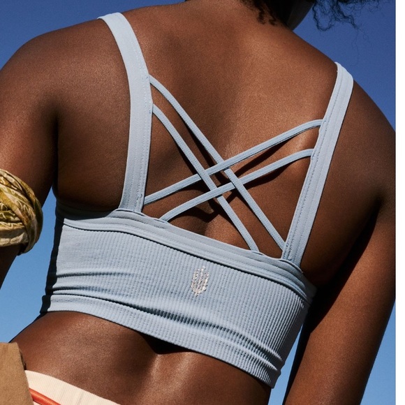 Free People Tops - Free people happiness runs strapped back crop